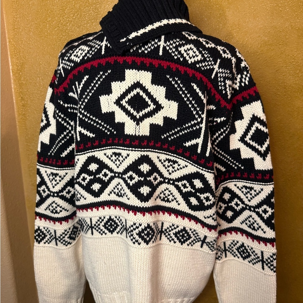 Ralph Lauren Black and White Turtleneck Sweater - Picture 4 of 6